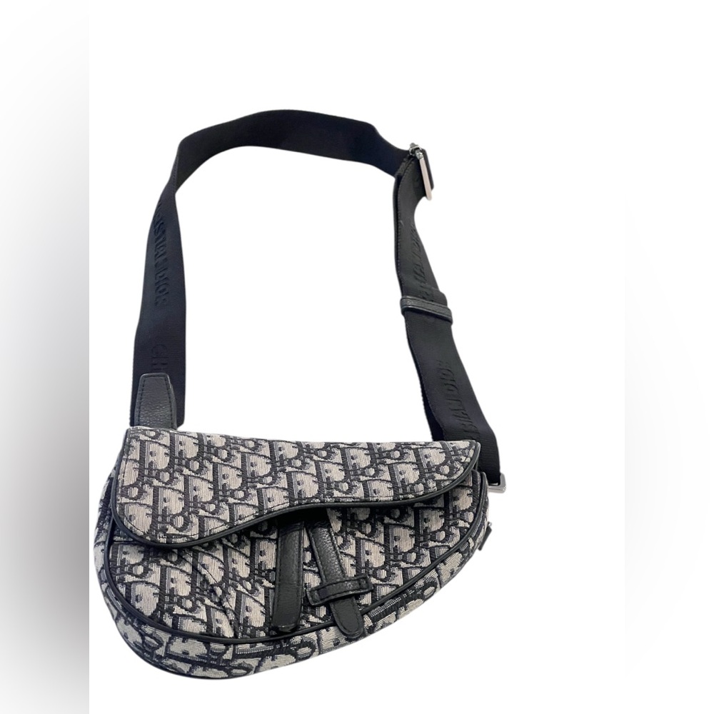 Christian Dior Dior Oblique Saddle Belt Bag